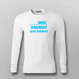 More Sararat Less Sarafat T-shirt For Men