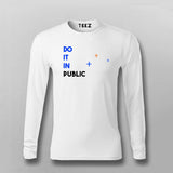 Do It In Public  Full Sleeve T-shirt For Men India