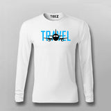 Travel Full Sleeve  T-Shirt For Men  India