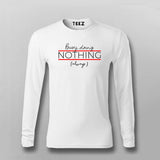 Busy Doing Nothing Humorous Casual Shirt