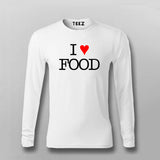 I Love Food - Gourmet Delight Cotton T-Shirt | Teez