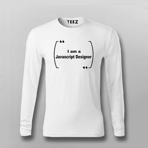 I Am A Javascript Designer Funny Programming Tshirt For Men. – Teez.In