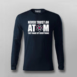 Atom Joke Men's Tee: Science Humor Revealed