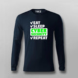 Eat Sleep Cyber Security Repeat Programmer Tee