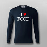 I Love Food - Gourmet Delight Cotton T-Shirt | Teez