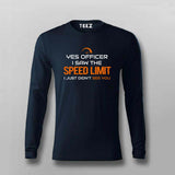 Saw The Speed Limit Didn't See You Funny T-Shirt