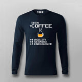 Item Coffee Agility Stamina Endurance  T-Shirt For Men