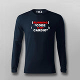 Running Code Is My Cardio Full Sleeve T- Shirt For Men India