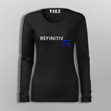 Refinitiv Logo Full Sleeve T-Shirt For Women Online India