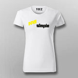 Navi S1mple  T-Shirt For Women Online India