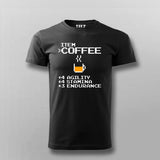 Item Coffee Agility Stamina Endurance  T-Shirt For Men Online India