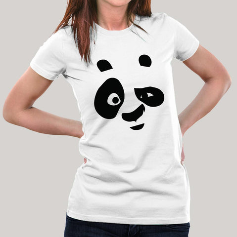 Kung Fu Panda Funny Face Women's T-shirt Online India –
