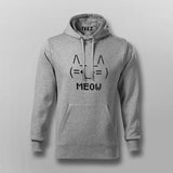 Meow Cat Smiley Emoticon Hoodies For Men Online India