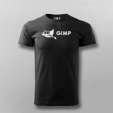 GIMP GNU Image Manipulation Program Logo T-shirt For Men