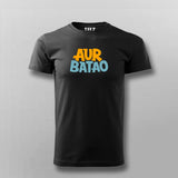 Buy Aur Batao Men's T-Shirt - Share Your Story