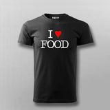 I Love Food - Gourmet Delight Cotton T-Shirt | Teez