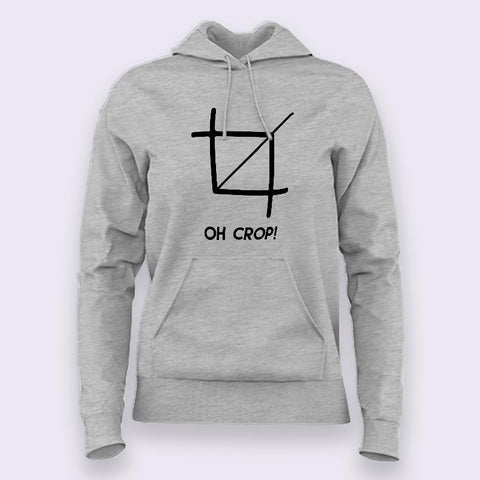 Oh Crop Hoodies For Women