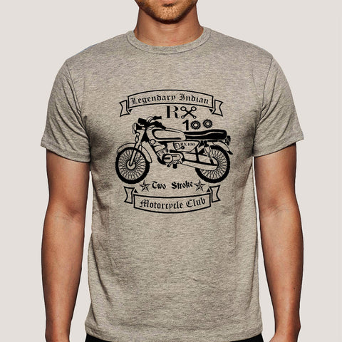 Buy This Offer Rx 100 Legendary Indian Motorcycle - Men's T-shirt (August) For Prepaid Only