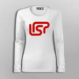 Lisp Logo Full Sleeve T-Shirt For Women India 