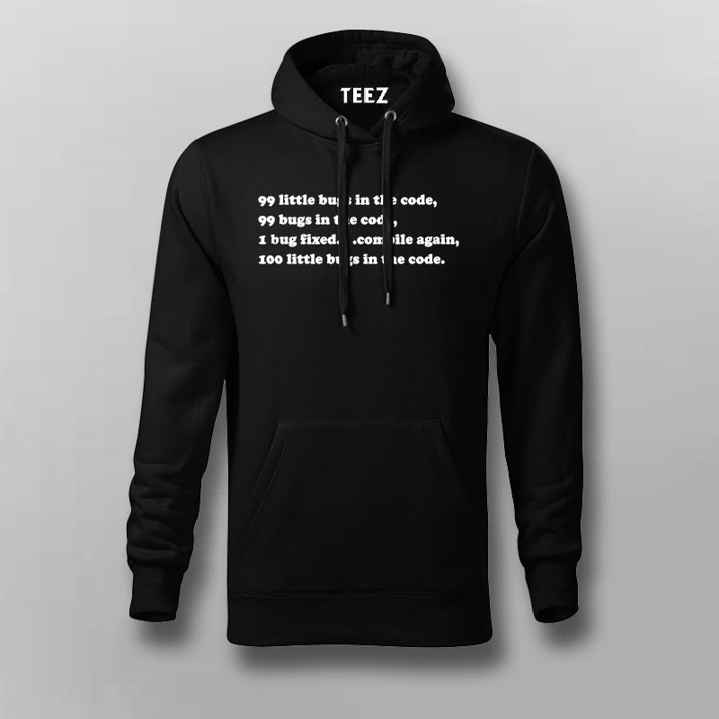 99 Little Bugs In The Code Funny Programming Joke Hoodies For Men – TEEZ.in