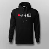 21Km Heartbeat Marathoner Cool Hoodies For Men