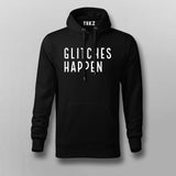 Gliches Happen Hoodie For Men