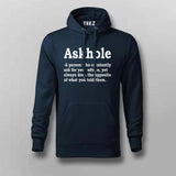 Askhole: Funny Quirky Question Men's Hoodie