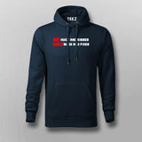 No Hugs and Kisses, Only Bugs and Fixes Funny Programmer  Hoodie For Men Online