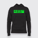 Visual Effects Hoodie For Women Online