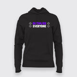 Outwork Everyone Motivational Gym Hoodies For Women Online India