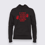 Murder Mystery Enthusiast: Edgy Graphic Hoodie