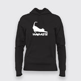 Namaste Cat Funny Yoga Hoodies For Women Online India 