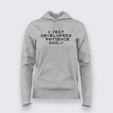 Testing Developers' Patience Daily Hoodie