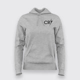 Cristiano Ronaldo CR7 Chest Logo Hoodies For Women Online India