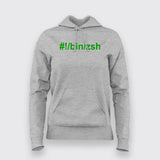 Hashbang /bin/zsh Hoodies For Women Online India