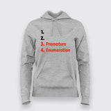 PREMATURE - Bold Text Hoodie