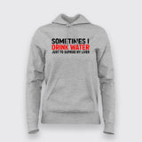 Surprise the Liver with a Water Twist Hoodie