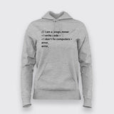 I am a programmer I Write Code I Don't Fix Computers T-shirt For Women