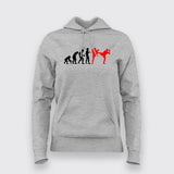 KickBoxing Evolution - Martial Arts Enthusiast Hoodie