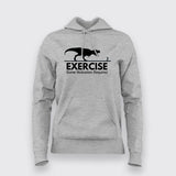 Run T-Rex Run - Funny Exercise Motivation Hoodie