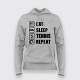 Eat Sleep Tennis Repeat - Ultimate Tennis Fan Tee