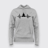 Feel the Pulse: Yoga Heartbeat Fitness Shirt