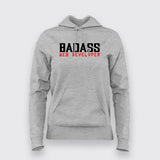 Badass Javascript Developer Hoodie For Women