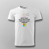 No Windows in Apple Store Fun Tech T-Shirt