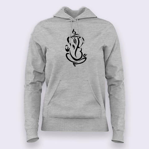 Ganesh Line Art Hoodies For Women Online India