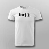 Minimalist Coder Men's Tee - Elegant & Simple Design