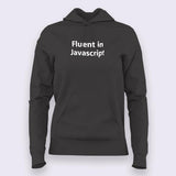 Fluent in JavaScript [JS] Hoodies For Women India