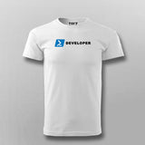 Powershell Developer Programmer T-shirt For Men