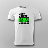 Eat Sleep Cyber Security Repeat Programmer Tee