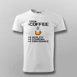 Item Coffee Agility Stamina Endurance  T-Shirt For Men India